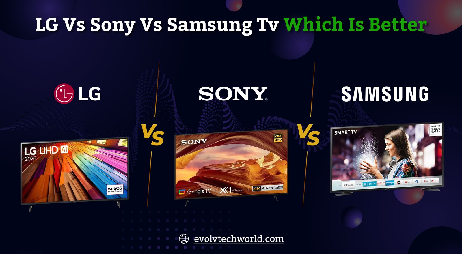 LG vs Samsung VS Sony